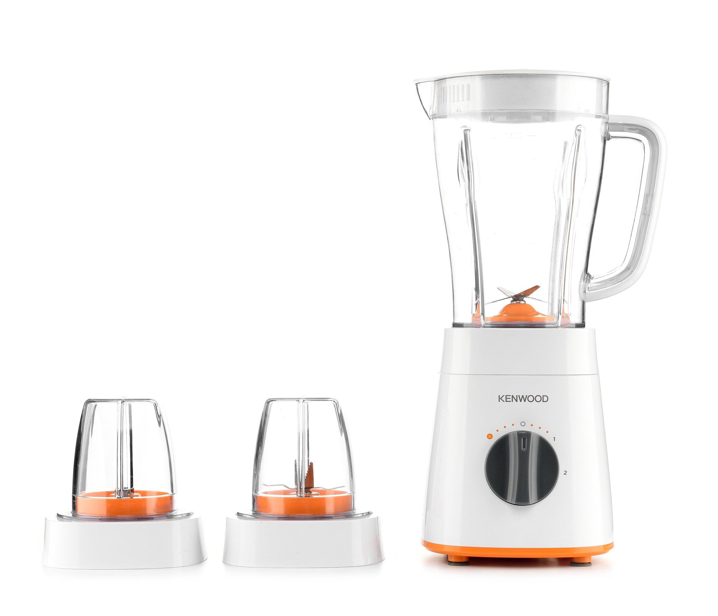 Kenwood Blender, 500W, 2L Jar, 2 Speeds + Pulse, 2 MultiMills, White