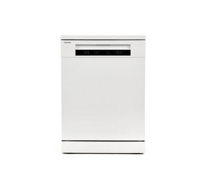 Buy Toshiba Dish Washer, 14 Place Settings, 6 Programs, LED Touch Panel, White in Saudi Arabia