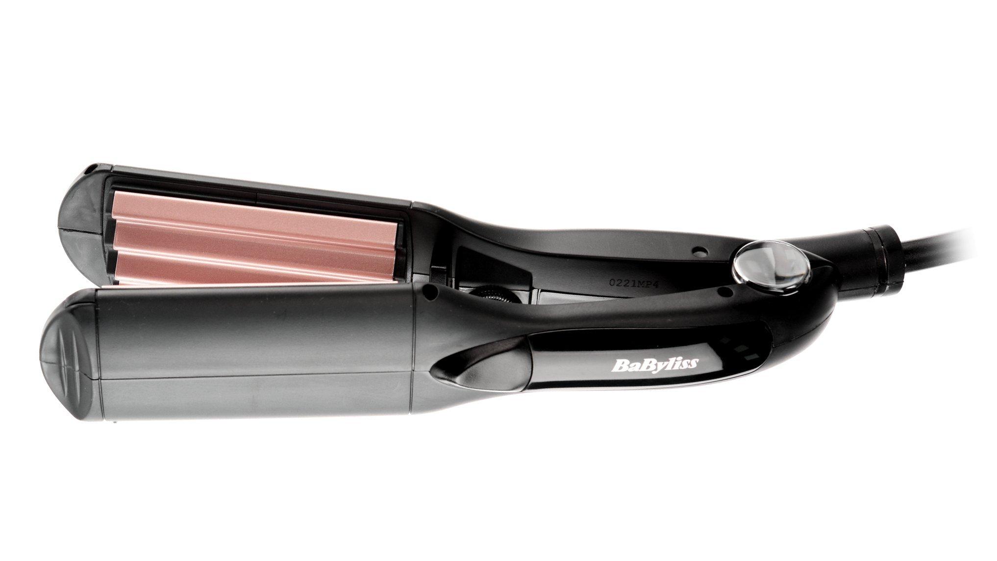 Babyliss Hair Crimper, Upto 210⁰C, 10 heat settings, Fast heat up