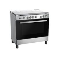 Midea 90x60cm Gas Cooking Range With Convection Full Safety Stainless Steel