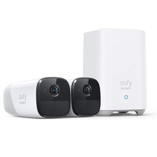 eufy Security eufyCam 2C Indoor/Outdoor Wireless 1080p Home Security Add-on  Camera White T81131D2 - Best Buy