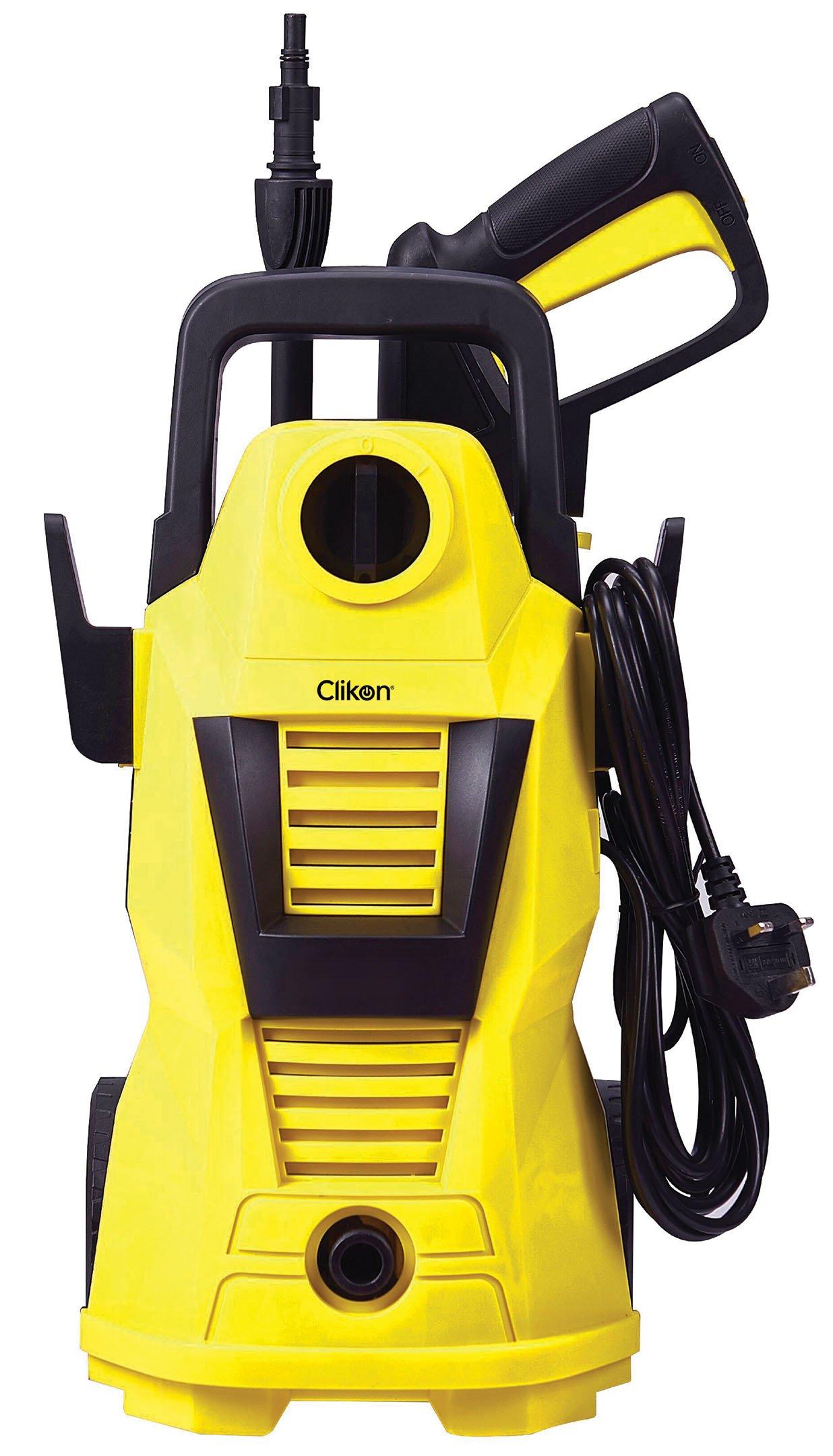 Clikon Optimus, Car Pressure Jet Washer, 1400W, 105Bar, Black/Yellow -  Extra Bahrain
