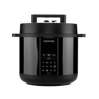NutriCook Smart Pot Pressure Cooker, 8 Ltr, 1200W, Black