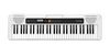 Casio, 61 Keys Piano with 48 Note Polyphony  built-in 400 tones, 60 Song, White