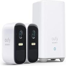 Buy Eufy, Security Outdoor Camera 2C pro, 2K Resolution, 2 camera+1 homebase, White in Saudi Arabia