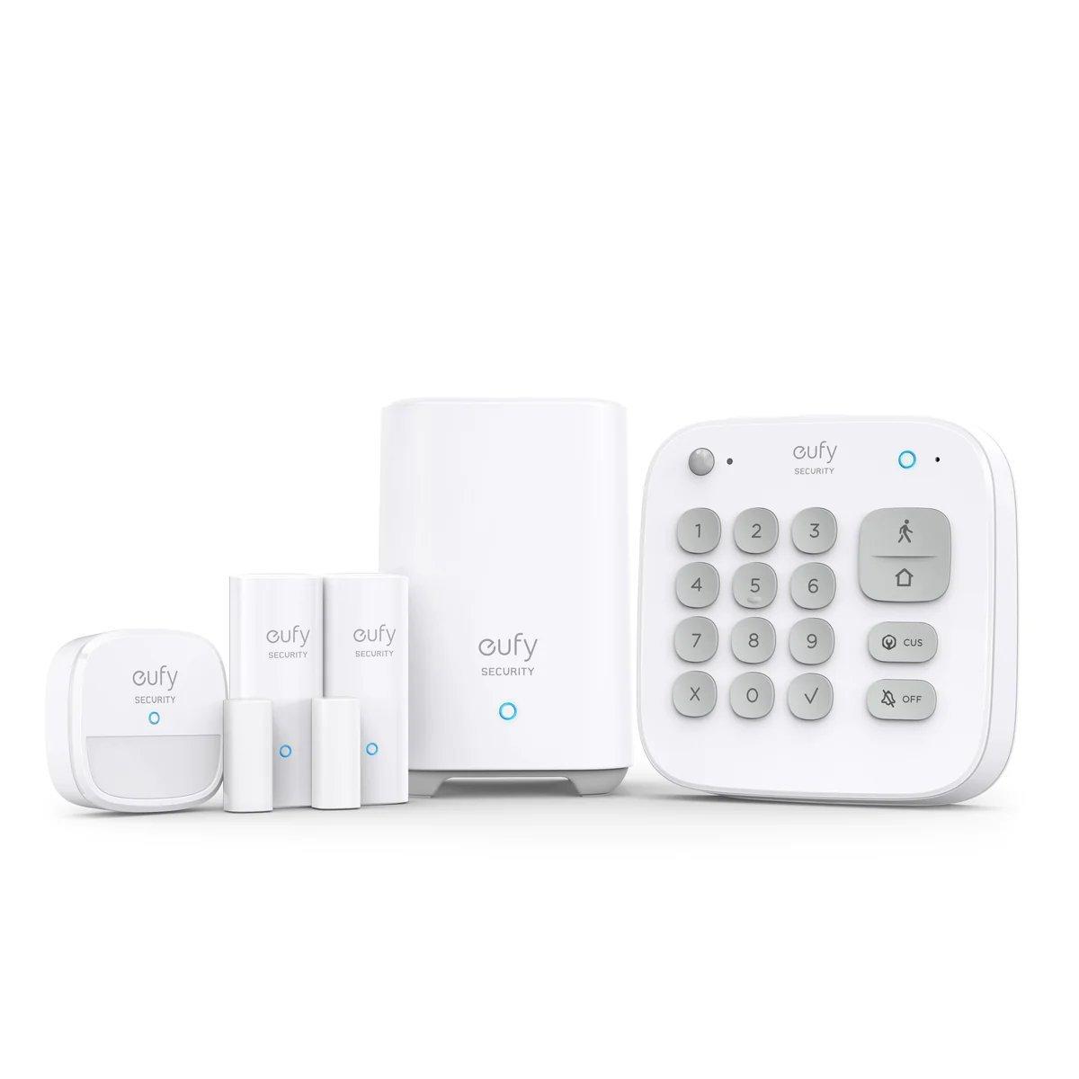 Eufy, Security Alarm Kit Homebase + Motion + Keypad + 2x Entry sensor