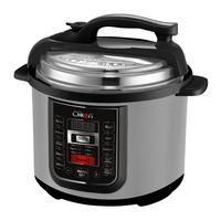 Clikon 6.0L Multi-Function Electric Pressure Cooker Steel Body 900W Black/Silver