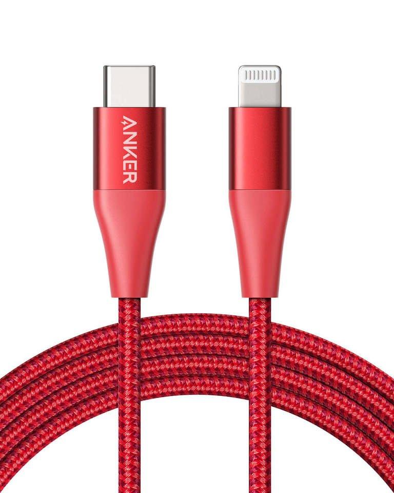 Anker Cable PowerLine Plus II USBC to Lightning 1.8M, Red eXtra