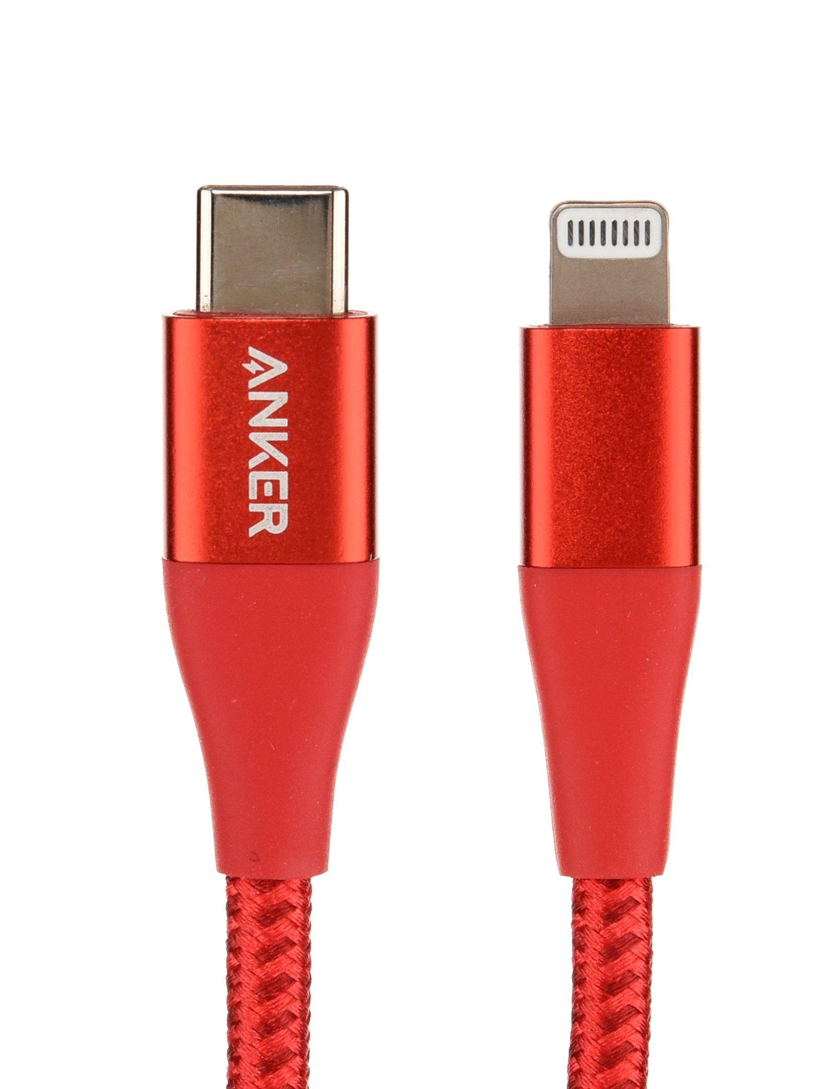 Anker Cable PowerLine Plus II USBC to Lightning 0.9M, Red eXtra