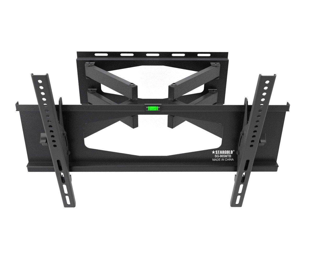 Stargold, 3270Inch LED TV Wall Bracket Full Motion 55KG Max, Black
