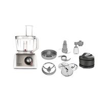 Bosch MultiTalent 8 3.9L Food Processor ,1200W Brushed Stainless Steel/White