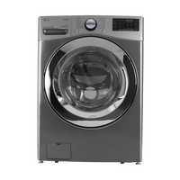 LG Front Load Washer, 17kg, Steam, Wi-Fi, 6 Motion, Stainless Silver