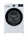 LG Front Load Washer, 17kg, Steam, Wi-Fi, 6 Motion, White
