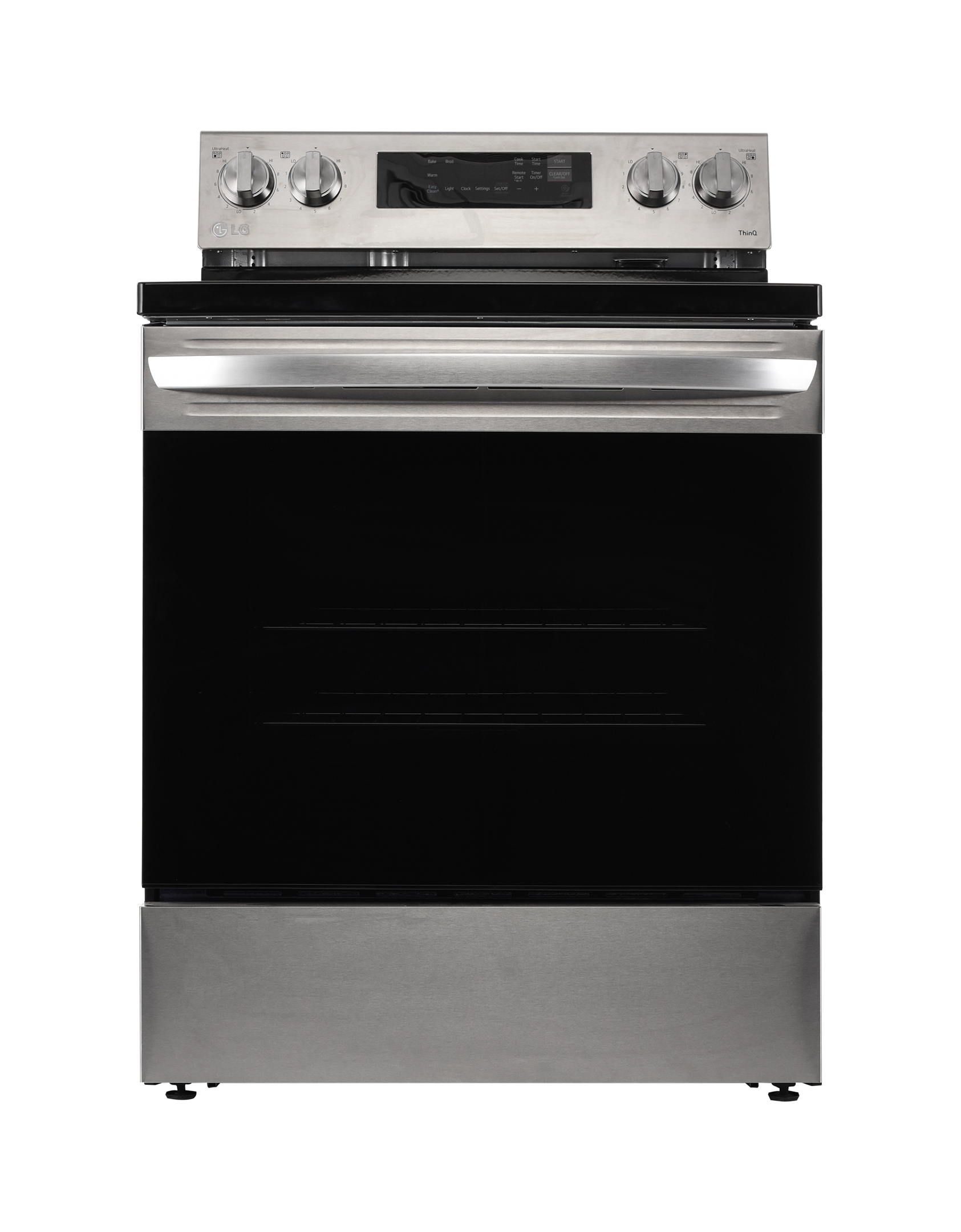 Buy LG, Electric Range, 4 Black Ceramic Hobs 1 Warming Zone, Stainless Steel in Saudi Arabia