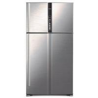 Hitachi Refrigerator 15.7Cu.ft, Freezer 5.5Cu.ft, Inverter, Dual Fan Cooling, Brilliant Silver