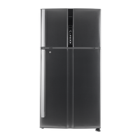 Hitachi Refrigerator 18.2Cu.ft, Freezer 6.6Cu.ft, Inverter, Dual Fan Cooling, Brilliant Silver