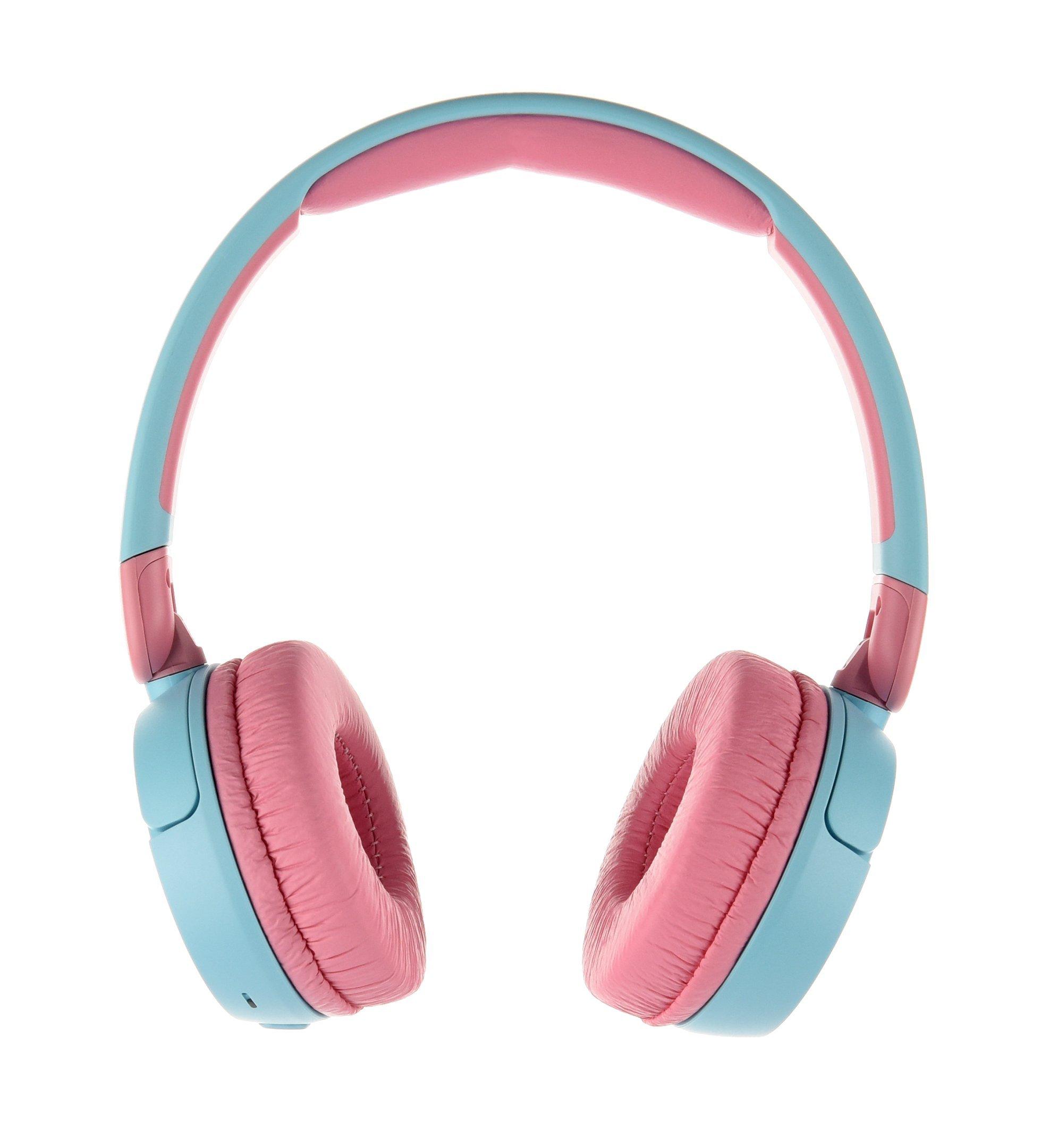 JBL Kids Wireless On Ear Headphones Reduced Volume for Safe Listening Blue. eXtra