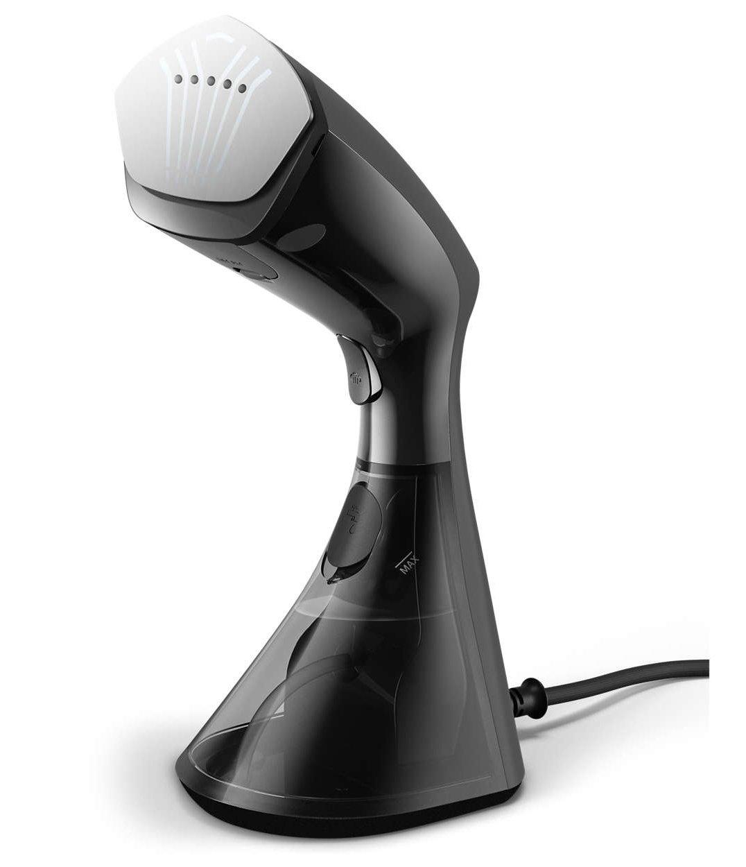 Philips Series 8000 Handheld Steamer, PressSteam laying or hanging, 1600W, Black eXtra Saudi