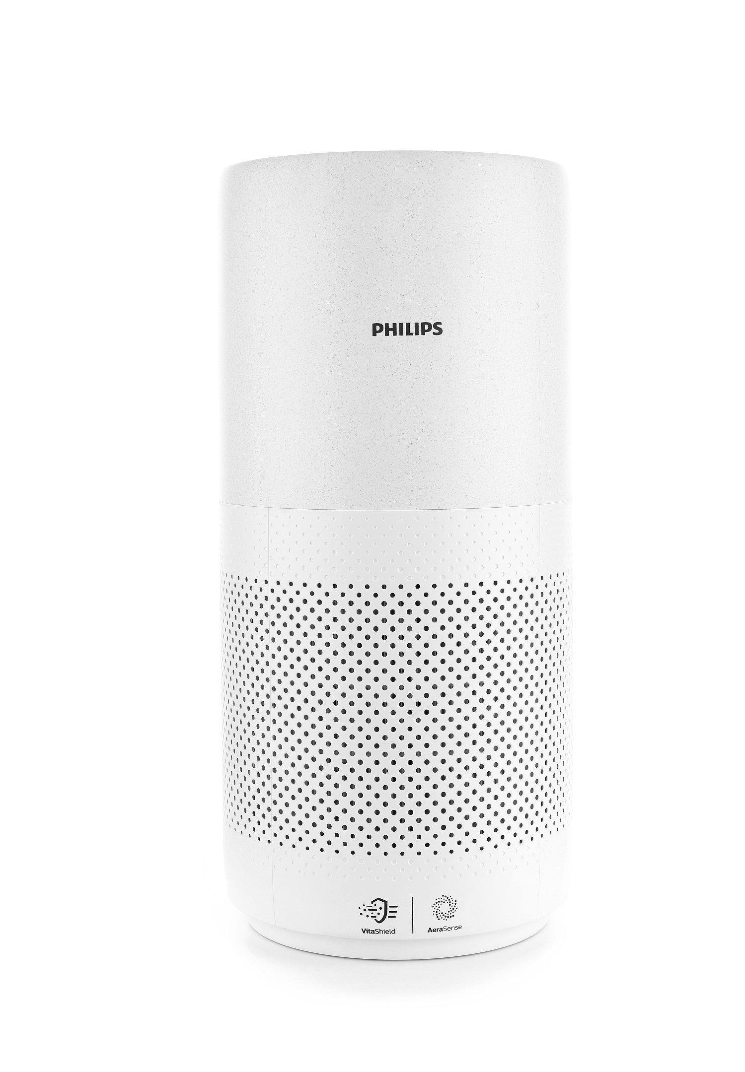 Buy Philips Air Purifier Series 2000, Removes 99.97% , Coverage 85m2, White/Gray in Saudi Arabia