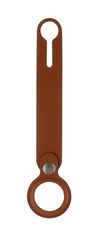 Apple AirTag Leather Loop(AirTag Not Included), Saddle Brown