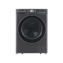 Buy LG Front load Washer 12 kg, Dryer 8 Kg, AI DD, Steam+,ThinQ (Wi-Fi), Black Steel in Saudi Arabia