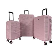 Buy Travel Plus, Jungle Set of 3 Luggage Trolley Case, Size 20/26/30 Inch, Pink in Saudi Arabia