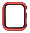 HYPHEN Apple Watch Protector Tempered Glass Bumper 44MM, Red