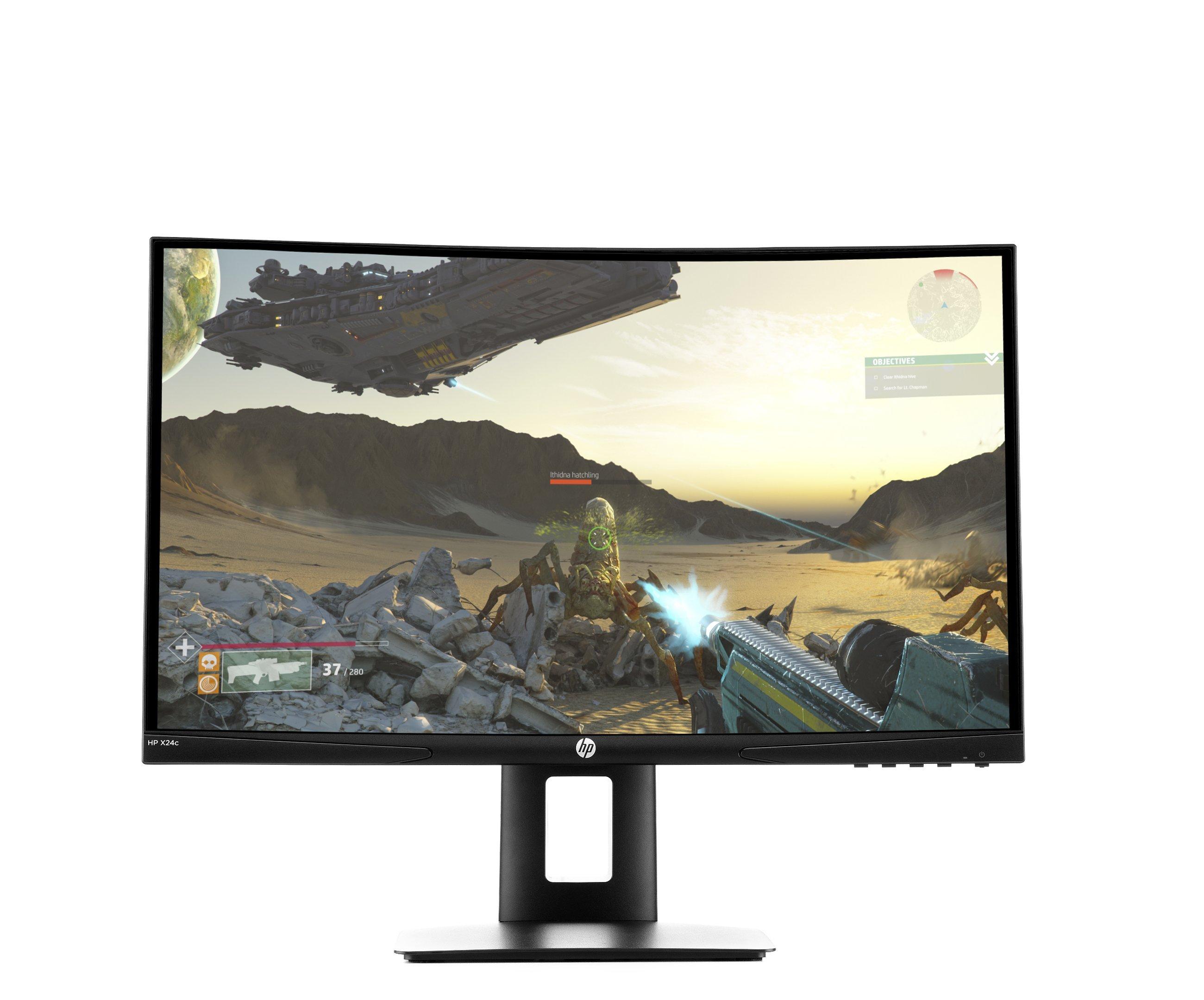 HP X24c Curved Gaming monitor, Full HD, Black eXtra Saudi