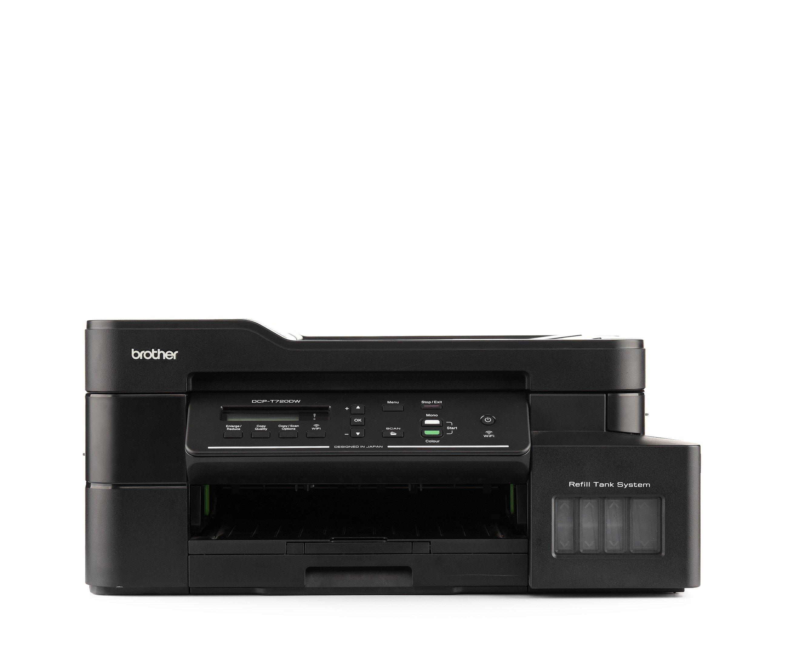 Buy BROTHER DCP-T720DW 3-in-1 Wireless Colour Inkjet Printer with Refill Tank System in Saudi Arabia