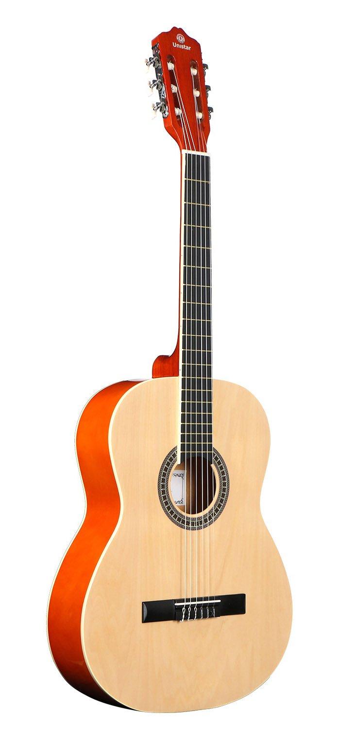 Unistar, 39Inch Classic Guitar, Natural