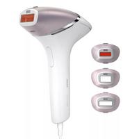 Philips LUMEA PRESTIGE Corded IPL Hair Remover Device, Silver/White
