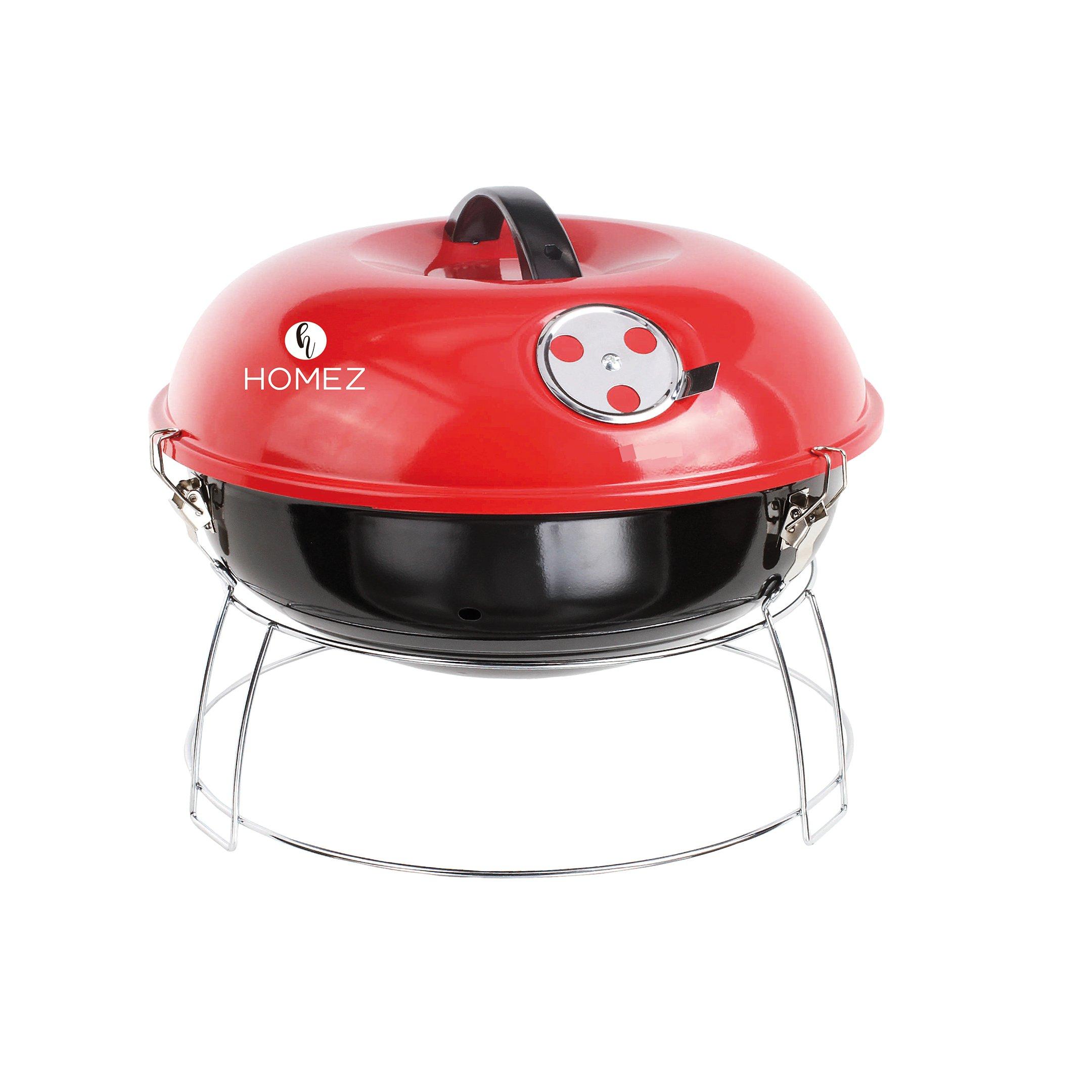 Homez, Kettle Barbecue Grill, Red & Black eXtra