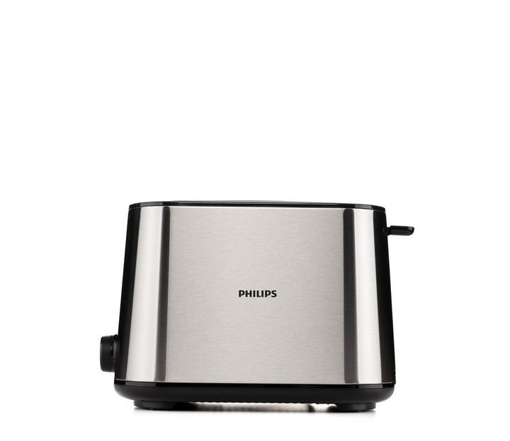 Philips Toaster, 950W,2 Slots, Metal/Black