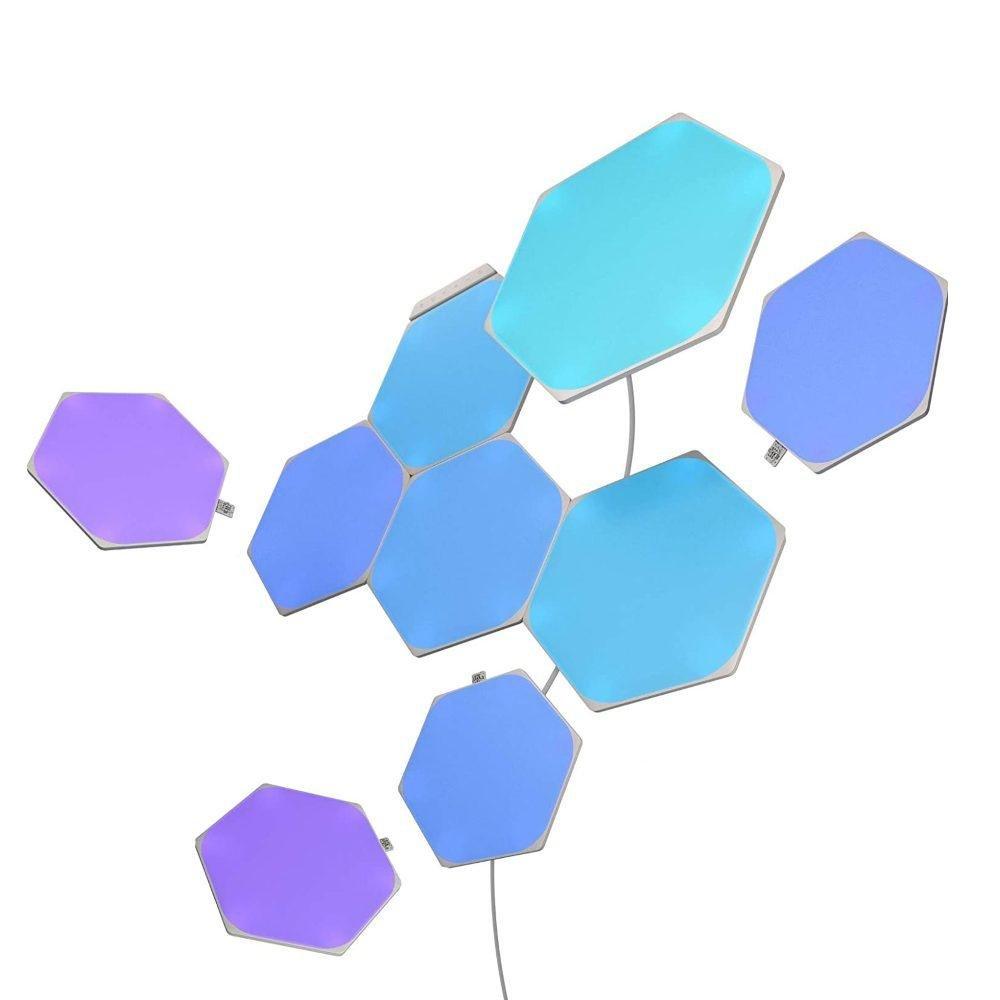 Nanoleaf, Shapes Hexagons Starter Kit, 9 Light Panels, White