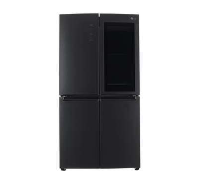 Buy LG SBS Door-In-Door Instaview Refrigerator 17.8Cu.ft, Freezer 8.9Cu.ft, Inverter, Matt Black in Saudi Arabia