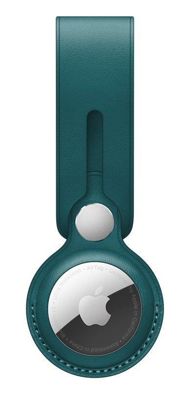 apple Apple Airtag Leather Loop forest green MM013ZE/A, Color: Forest Green, Made In: China, Made in: China, Comp Agreement: Yes
