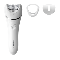 Philips 8000 Series Epilator, Wet & Dry, Cordless, 3 accessories