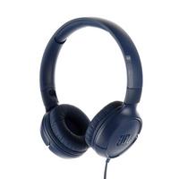 JBL Tune 500 On-Ear Wired Headphones, Blue