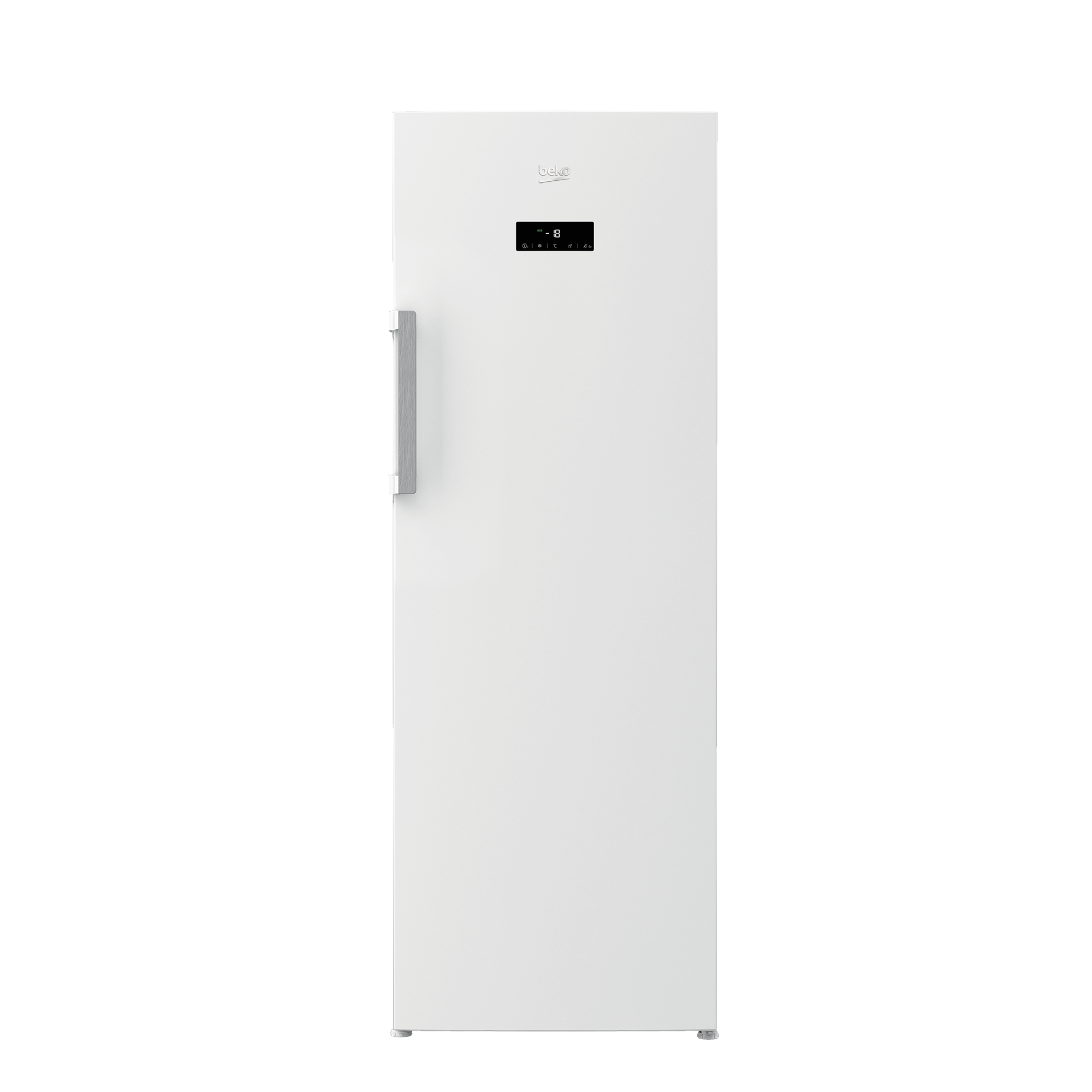 Buy Beko Upright Freezer, 9 Cft, 255L, No Frost,7 Drawers, LED Display,White. in Saudi Arabia