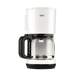 Braun Drip Coffee Maker 1000W 10 Cups Opti Brew System White eXtra