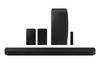 Samsung 11.1.4Ch Smart Soundbar Speaker With Wireless Sub-Woofer Black