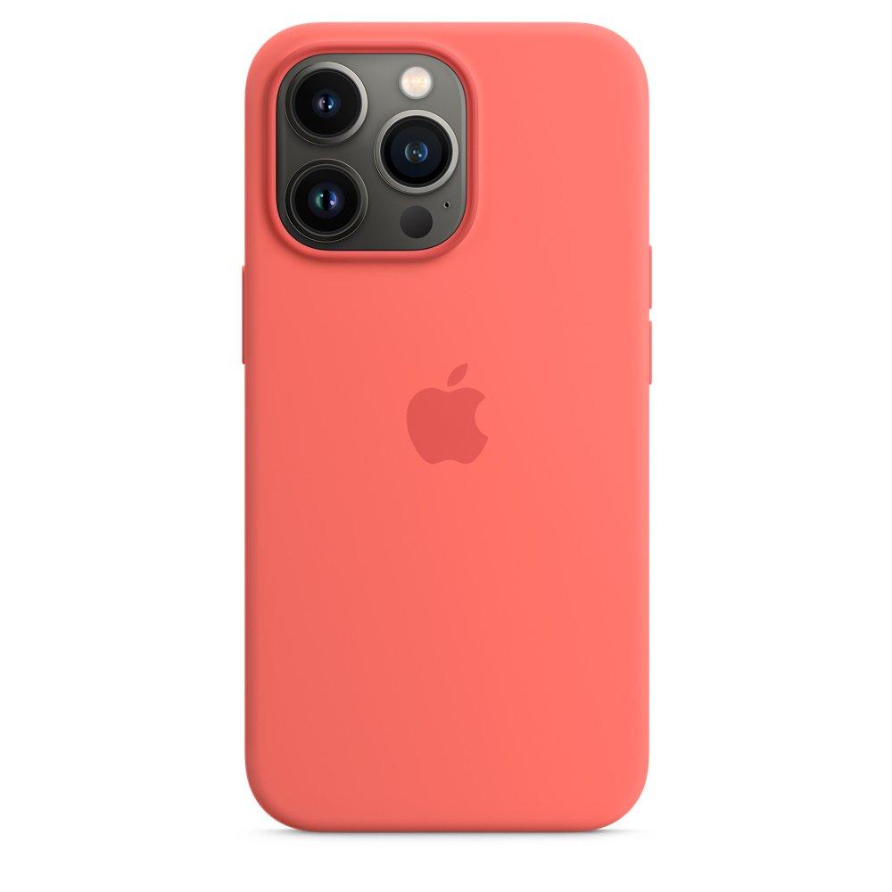 Apple APPLE iPhone 13 Pro Max Silicone Case With Magsafe MM2N3ZE/A, Color: Pink Pomelo, Compatibility: IPHONE 13 PRO MAX, Made In: China, Material: Silicone, Made in: China, No, No, Yes
