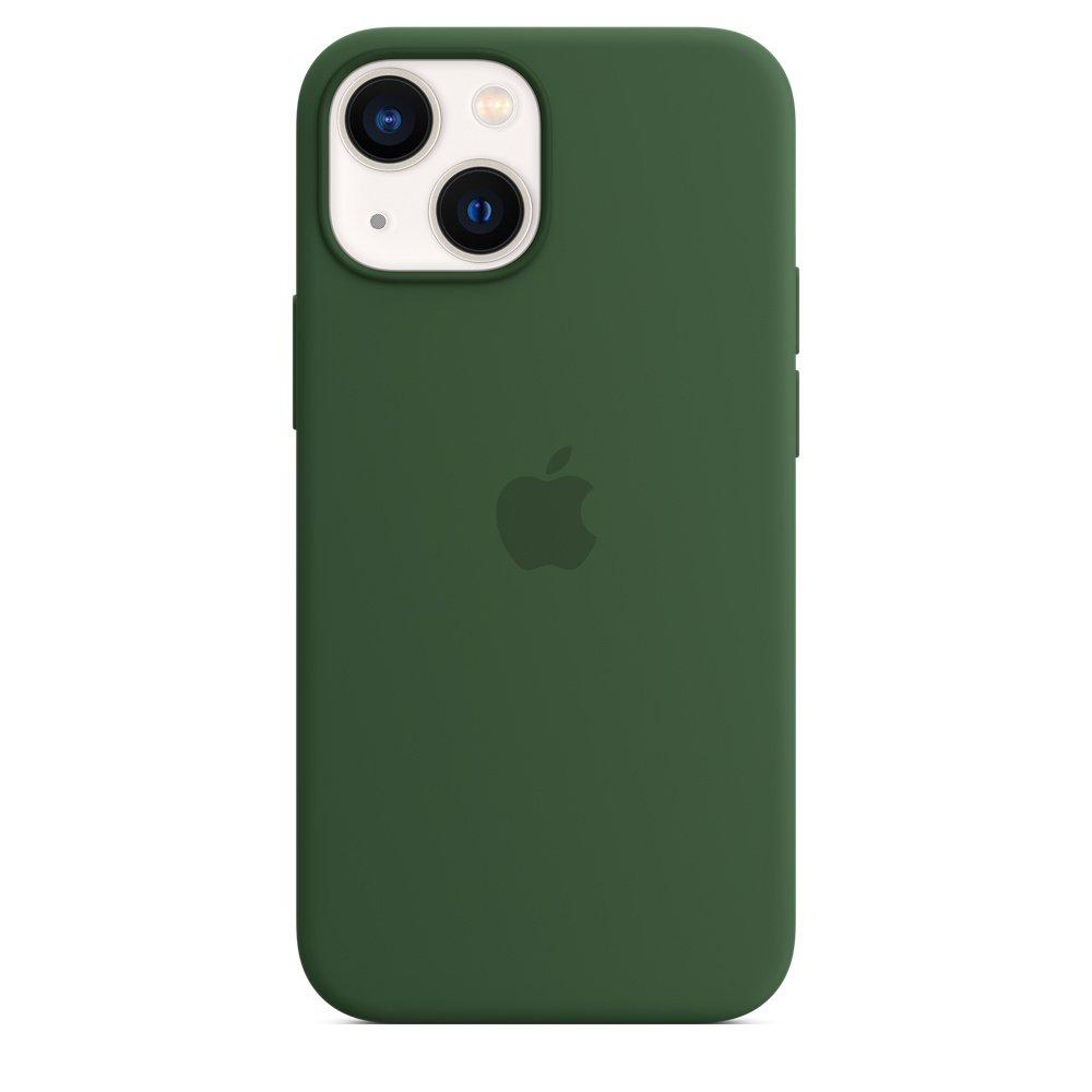 Apple APPLE iPhone 13 Mini Silicone Case With Magsafe MM1X3ZE/A, Color: Clover, Compatibility: IPHONE 13 MINI, Made In: China, Material: Silicone, Made in: China, No, No, Yes