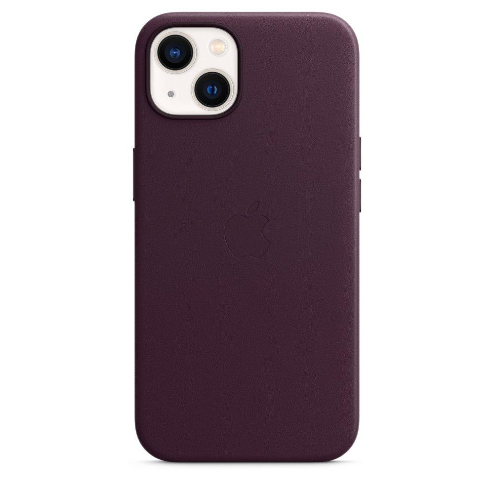 Apple APPLE iPhone 13 Leather Case With Magsafe Dark Cherry MM143ZE/A, Color: Dark Cherry, Compatibility: IPHONE 13, Made In: China, Material: Leather, Made in: China, No, No, Yes
