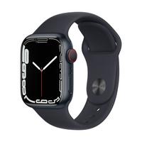 Apple Watch Series 7 GPS + Cellular, 41mm Midnight Aluminium Case with Midnight Sport Band