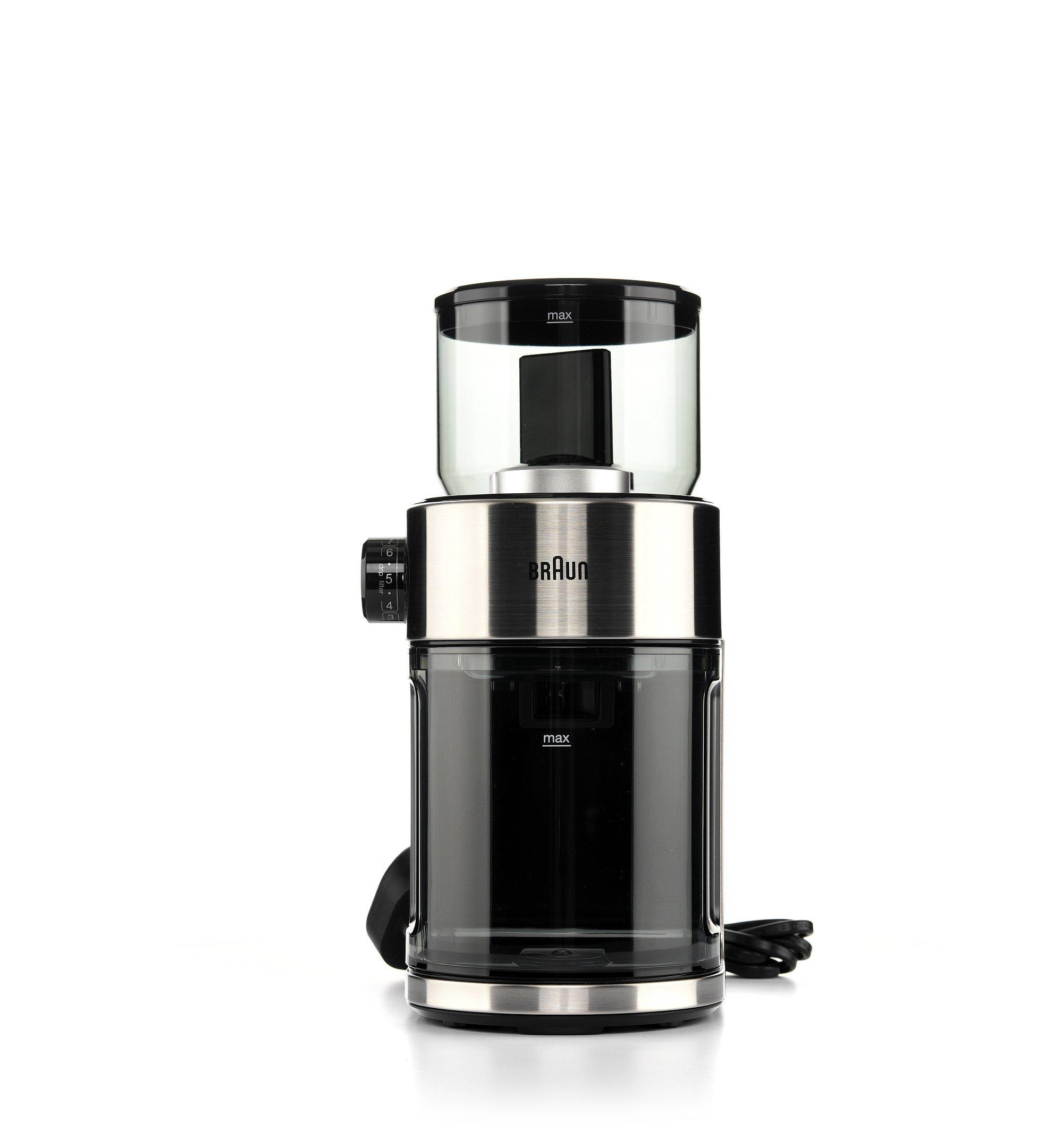Braun FreshSet 12-Cup Burr Grinder with Removable Container (KG7070)