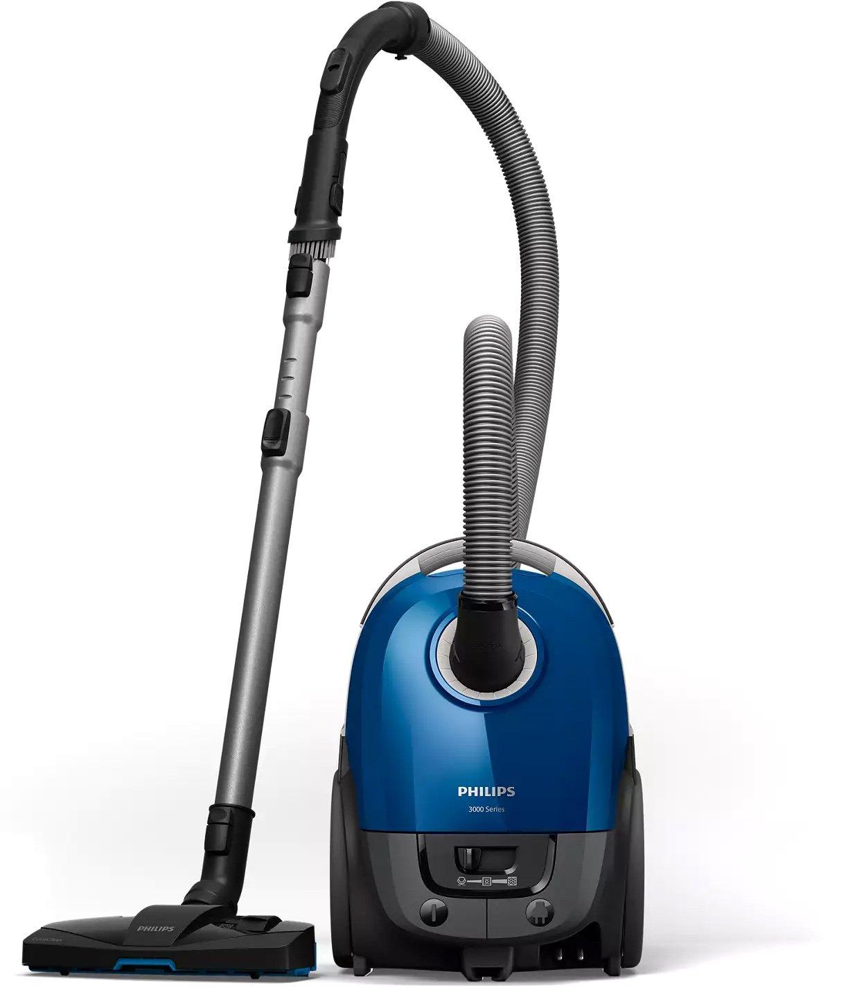 philips Philips XD3010 61 3000 ml 2000W XD3010/61, Accessories: Yes, Bag Type: Bagged, Battery Life: No, Capacity LWet Dry: 3 L/Dry, Capacity Ltr: 3, Color: Dark Royal Blue, Control Panel: Manual, Digital Display YN: No, Functions: Dry Vacuum & Suction, Made In: China, Material: Plastic, Max Speed: 2, Power: AC Mains,
