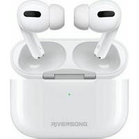 Riversong AirPro, Earbuds, Noise Cancellation, White.