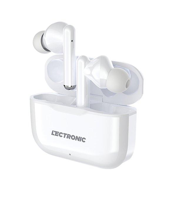 Lectronic Earbuds 1 True Wireless Earbuds with Noise Reduction, White