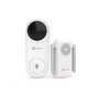 Ezviz, DB2C Wire Free Video Doorbell with Chime, White